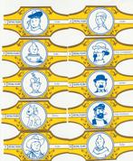 serie sigarenbanden (10) stripfiguren Kuifje volledig #1, Verzenden, Kuifje, Gebruikt, Overige typen