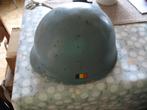 UN blauw helm abl model M51, Verzamelen, Ophalen of Verzenden, Landmacht, Helm of Baret