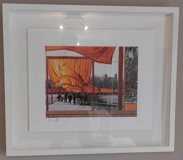 CHRISTO THE GATES ORIGINEEL GESIGNEERD, Antiek en Kunst, Kunst | Litho's en Zeefdrukken, Ophalen of Verzenden