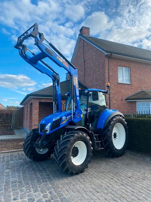 Occasie new Holland t5.115 met frontlader, Articles professionnels, Agriculture | Tracteurs, New Holland, 80 à 120 ch, Utilisé