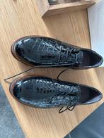 Zwarte schoenen portania crocco  NIEUW ! Maat 39, Ophalen, Schoenen met lage hakken, Zwart, Nieuw