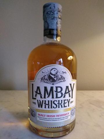 Whisky irlandais Lambay Malt 2 bouteilles disponible aux enchères