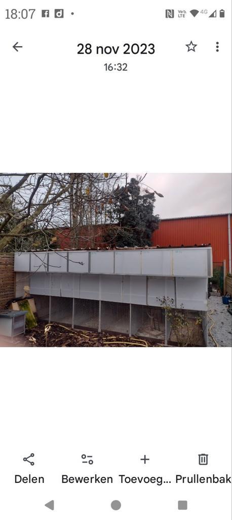 Volière, Animaux & Accessoires, Oiseaux | Cages & Volières, Volière, Aluminium, Enlèvement