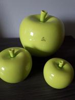 Set van 3 decoratie appels J-Line, Enlèvement ou Envoi, Comme neuf