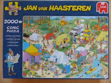 Puzzel Jan Van Haasteren Kamperen in het bos 2000pJumbo19087 beschikbaar voor biedingen