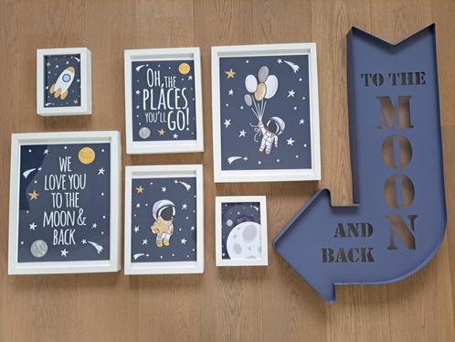 Decoratie kinderkamer "de ruimte", Kinderen en Baby's, Kinderkamer | Inrichting en Decoratie, Zo goed als nieuw, Wanddecoratie