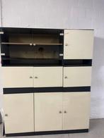 Vintage Belgische wandkast jaren 70, Ophalen of Verzenden