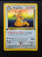 1st ed. Dragonite - Fossil, Hobby en Vrije tijd, Verzamelkaartspellen | Pokémon, Ophalen of Verzenden, Zo goed als nieuw, Losse kaart