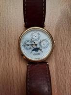 Gucci unisex horloge (moonphase stack watch), Ophalen of Verzenden, Polshorloge, Leer