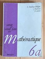 Mathématique 6a Dessain 1990 prix a discuter, Livres, Livres scolaires, Utilisé