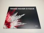 Folder Range Rover Evoque 2012, Ophalen of Verzenden, Zo goed als nieuw, Overige merken
