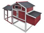 nieuw kippenhok , konijnenhok kleur rood, Ophalen, Nieuw, Kippenhok of Kippenren