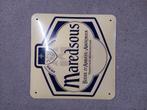 Plaque émaillée pub biere maredsous, Verzamelen, Merken en Reclamevoorwerpen, Ophalen, Zo goed als nieuw