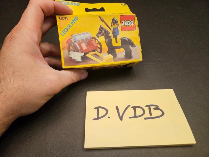 LEGO Castle 6011 Black Knight's Treasure TOPSTAAT MET DOOS!, Kinderen en Baby's, Speelgoed | Duplo en Lego, Zo goed als nieuw