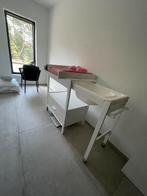 Verzorgingstafel met badje en inclusief verzorgingskussen., Kinderen en Baby's, Gebruikt, Badje, Standaard, Ophalen