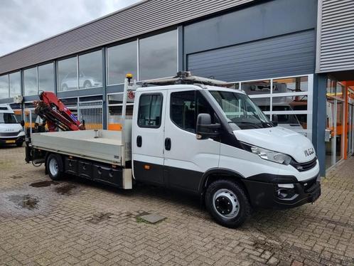 Iveco Daily 70C18/ Krane HMF 340/ Remote/ Traffic Warning Bo, Autos, Camions, Entreprise, Achat, ABS, Airbags, Air conditionné