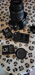 Nikon d60 met orignele batterij en 2 reserves, Ophalen, Gebruikt, Spiegelreflex, 10 Megapixel