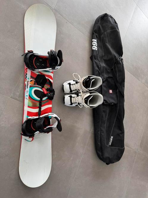 Burton Custom Super Fly 2, Dualzone EGD, maat 158, Sport en Fitness, Snowboarden, Zo goed als nieuw, Bindingen, Ophalen