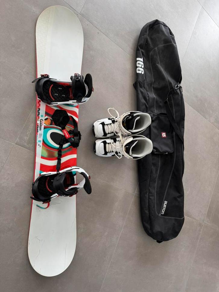 Burton Custom Super Fly 2, Dualzone EGD, maat 158, Sport en Fitness, Snowboarden, Zo goed als nieuw, Bindingen, Ophalen
