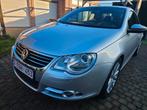 Vw eos 2009 110 000km en super bonne etat, Auto's, Euro 5, Zwart, Cabriolet, Leder