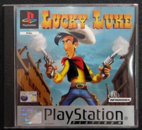 Lucky Luke Platinum, Consoles de jeu & Jeux vidéo, Jeux | Sony PlayStation 1, Utilisé, Aventure et Action, 1 joueur, À partir de 3 ans
