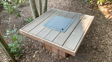 Zeer mooie vuurtafel 95cm op 95 cm beschikbaar voor biedingen