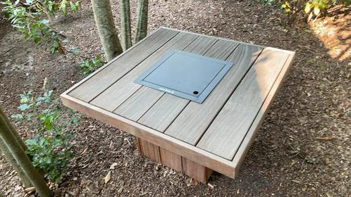 Zeer mooie vuurtafel 95cm op 95 cm, Tuin en Terras, Vuurtafels, Zo goed als nieuw, Ophalen