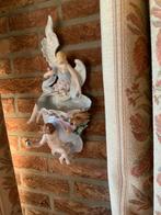 Ange mural en porcelaine de Saxon Dresden, Antiquités & Art, Enlèvement ou Envoi
