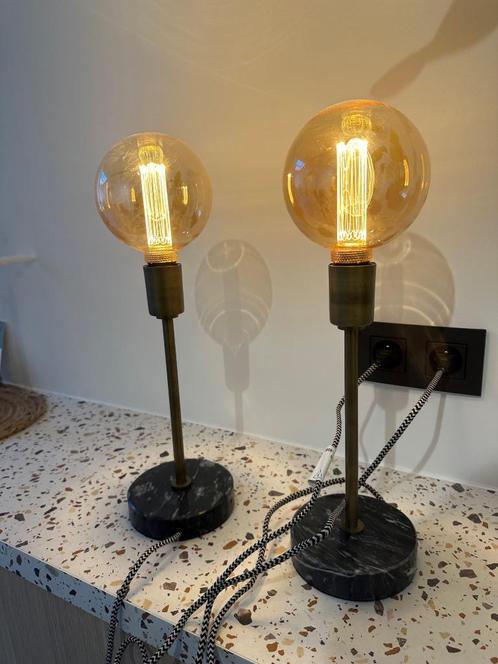 Te koop: stijlvolle tafellampen, Huis en Inrichting, Lampen | Tafellampen, Zo goed als nieuw, Minder dan 50 cm, Overige materialen