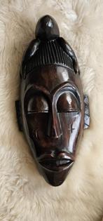 Koloniaal masker, hout, zgst, zeer zwaar, Antiek en Kunst, Ophalen