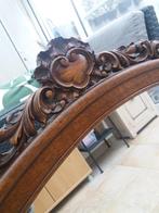 miroir ovale en bois chêne Parfait état !!!!!, Maison & Meubles, Comme neuf, Ovale
