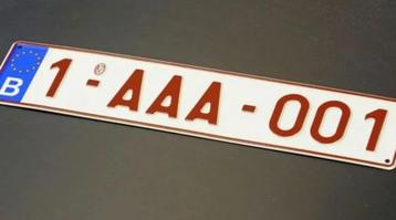 Kentekens van auto's beschikbaar voor biedingen