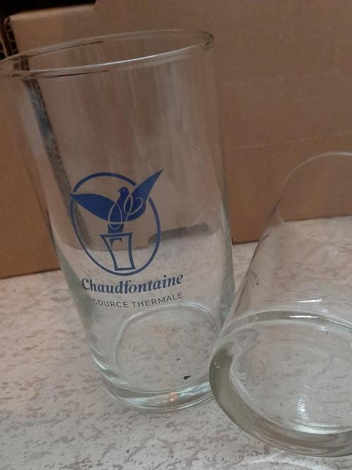 Lot de 30 verres à eau "Chaudfontaine", vente par 6 possible, Collections, Verres & Petits Verres, Neuf, Enlèvement
