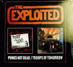 CD NEW: THE EXPLOITED - Punks not dead + Troops of tomorrow, Cd's en Dvd's, Ophalen of Verzenden, Nieuw in verpakking, Alternative