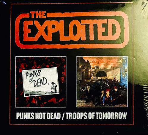 CD NEW: THE EXPLOITED - Punks not dead + Troops of tomorrow, Cd's en Dvd's, Cd's | Rock, Nieuw in verpakking, Alternative, Ophalen of Verzenden