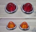 Rood Oranje OBUS lichtlens met flens - Diam 60/55mm, Nieuw, Universele onderdelen, Verzenden