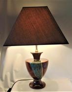 Ancienne Lampe en Faïence bi couleur, Antiquités & Art, Enlèvement ou Envoi