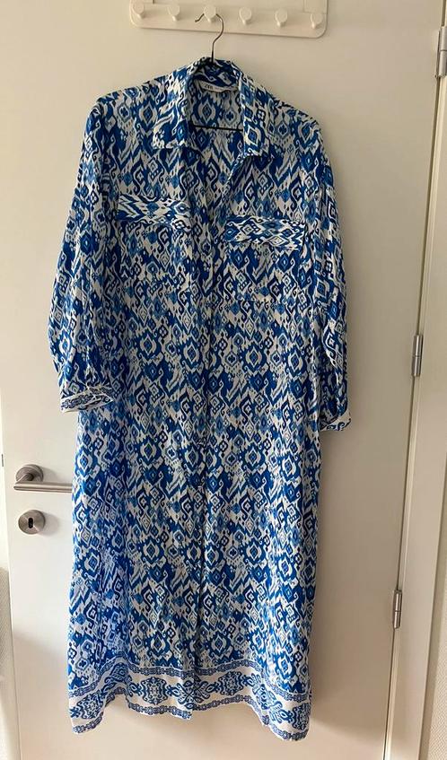 Frisse zomerjurk van Zara M, Kleding | Dames, Jurken, Nieuw, Maat 38/40 (M), Blauw, Onder de knie, Ophalen of Verzenden
