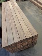 176m2 oude pitch pine planken vloer 14,2cm breed en 2,4cm, Doe-het-zelf en Bouw, Ophalen, Gebruikt, Vloerdelen of -planken, 10 m² of meer