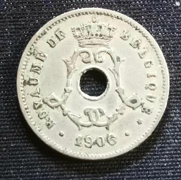 5 cent 1906 FR - Leopold II beschikbaar voor biedingen