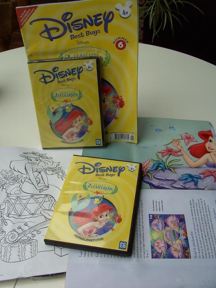DISNEY DE KLEINE ZEEMEERMIN TIJDSCHRIFT EN CD ROM 70 stuks, Verzamelen, Disney, Nieuw, Overige typen, Overige figuren, Ophalen of Verzenden