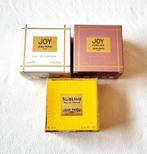 Kavel 3 miniaturen van Jean Patou parfum, verzamelaar!, Miniatuur, Zo goed als nieuw, Gevuld, Verzenden