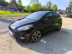 Ford Fiesta St-line EcoBoost 140pk, Auto's, Ford, Stof, Zwart, Start-stop-systeem, Zwart
