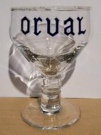 oud geëmailleerd ORVAL glas N2, Verzamelen, Biermerken, Overige merken, Glas of Glazen, Gebruikt, Ophalen of Verzenden