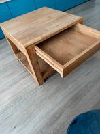 Salontafel met schuif, Huis en Inrichting, Tafels | Salontafels, Ophalen, Gebruikt, 50 tot 100 cm, Klassiek