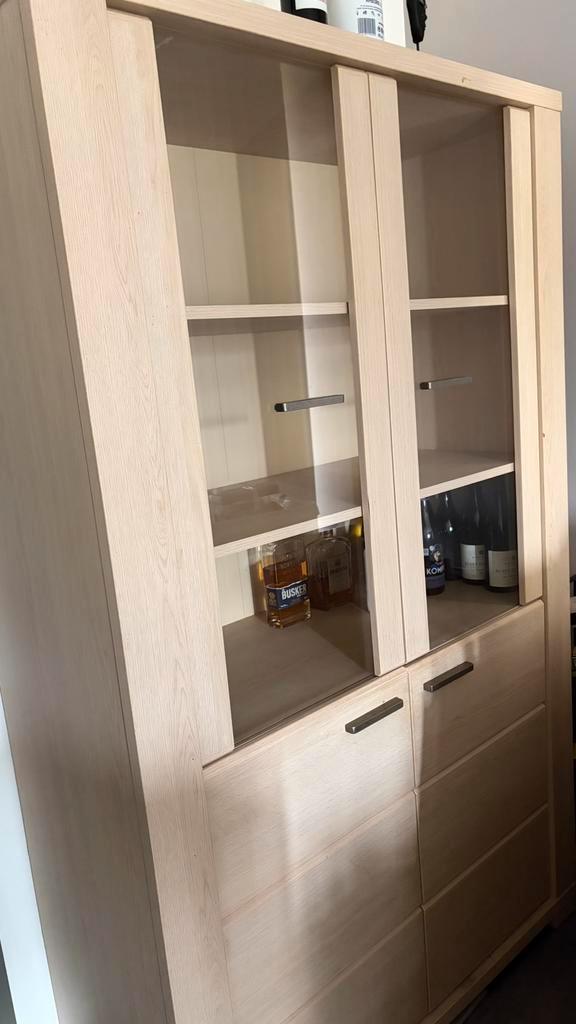 Eetkamer te koop, Huis en Inrichting, Kasten | Buffetkasten, Gebruikt, Eikenhout, Ophalen