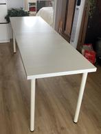 Bureau oblong/petite table Ikea, bon état 60x200cm, Enlèvement, Bureau