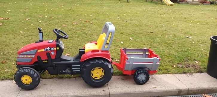 Zit tractor  Rolly-Toys - X-trac RTX traktor DeLuxe, Kinderen en Baby's, Speelgoed |Speelgoedvoertuigen, Zo goed als nieuw, Ophalen