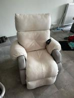 Elektrische sta op- en relax zetel., Ophalen, Relax, Eenpersoons, Leer