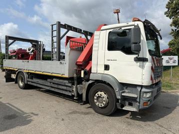 MAN TGM 18.240 4x2 + 2010 CRANE HMF 1420 K6 (17.5m! 6x) RADI beschikbaar voor biedingen